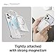 elago Transparenter Magnetischer Kartenhalter, Kompatibel mit MagSafe, Kompatibel mit iPhone 15, 14, 13, 12 Serie – Sichere Handy-Geldbörse, Langlebige Polycarbonat, Schutz vor Kratzern