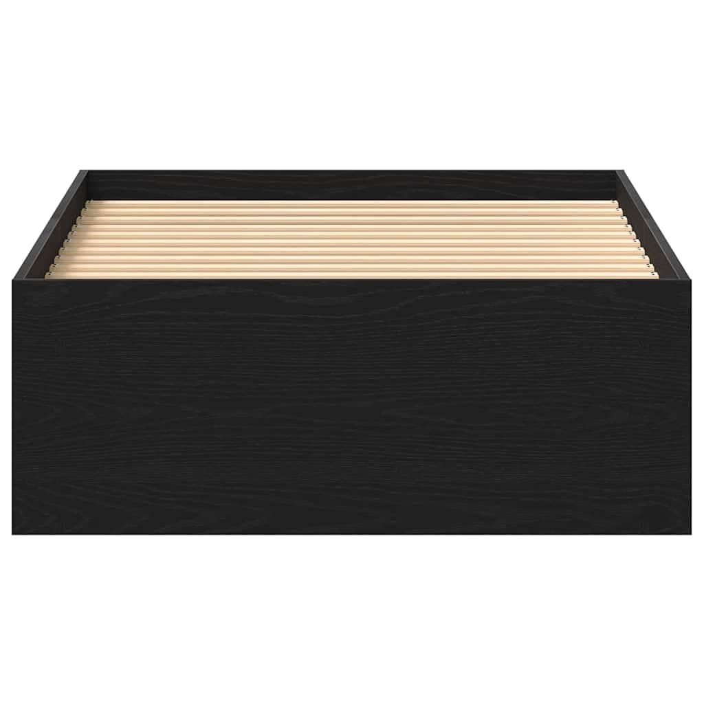 Legno Multistrato Con 6 Scomparti Contenitore Rovere Nero 100x200 cm