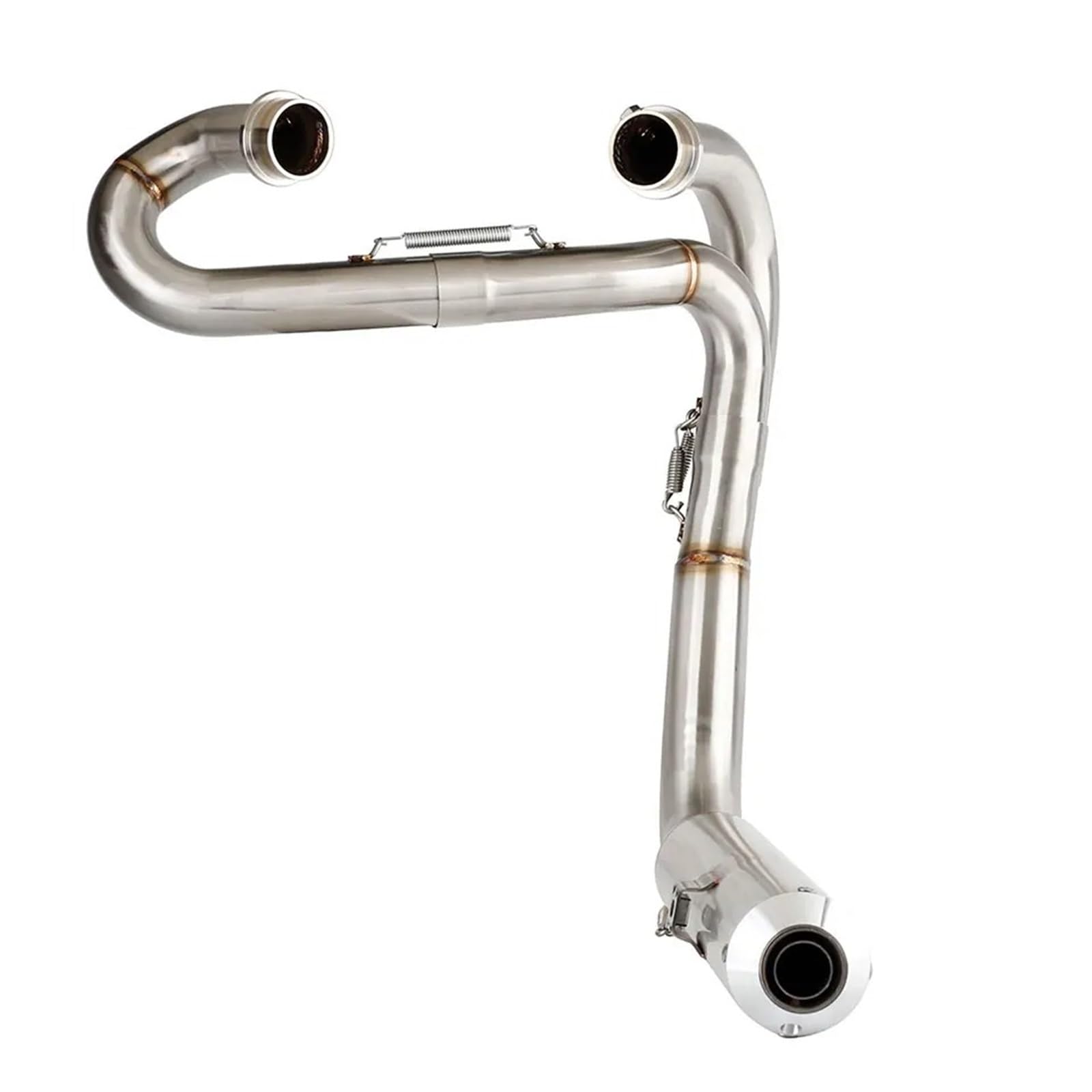 Silenziatore moto completo di scarico moto per Triumph per Scrambler 900 2017-2025 Silenziatore completo 2:1 a montaggio basso con intestazione per Scrambler 900