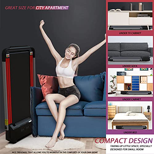 image for by Unbranded Walking Treadmill, Under Desk Electric Treadmill, 12 Pres