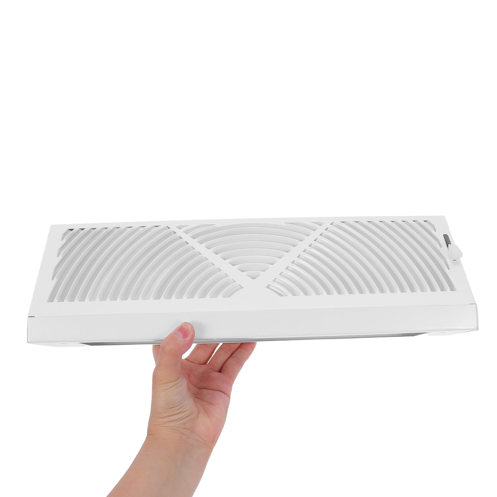 Metall-Bodenlüftungsabdeckung, 38,1 x 11,7 cm, verstellbare Lüftungsschlitz-Diffusorplatte für Zuhause und Restaurant, Lüftungsgitter für verbesserte Luftzirkulation