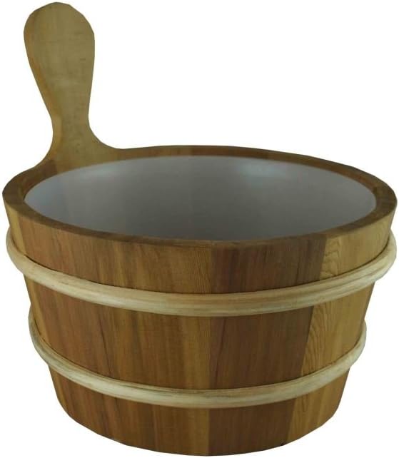 Northern Lights GroupCedar Sauna Bucket with Liner - 1 Gallon