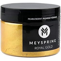 MEYSPRING Royal Gold Mica Powder for Epoxy Resin, Kintsugi Gold