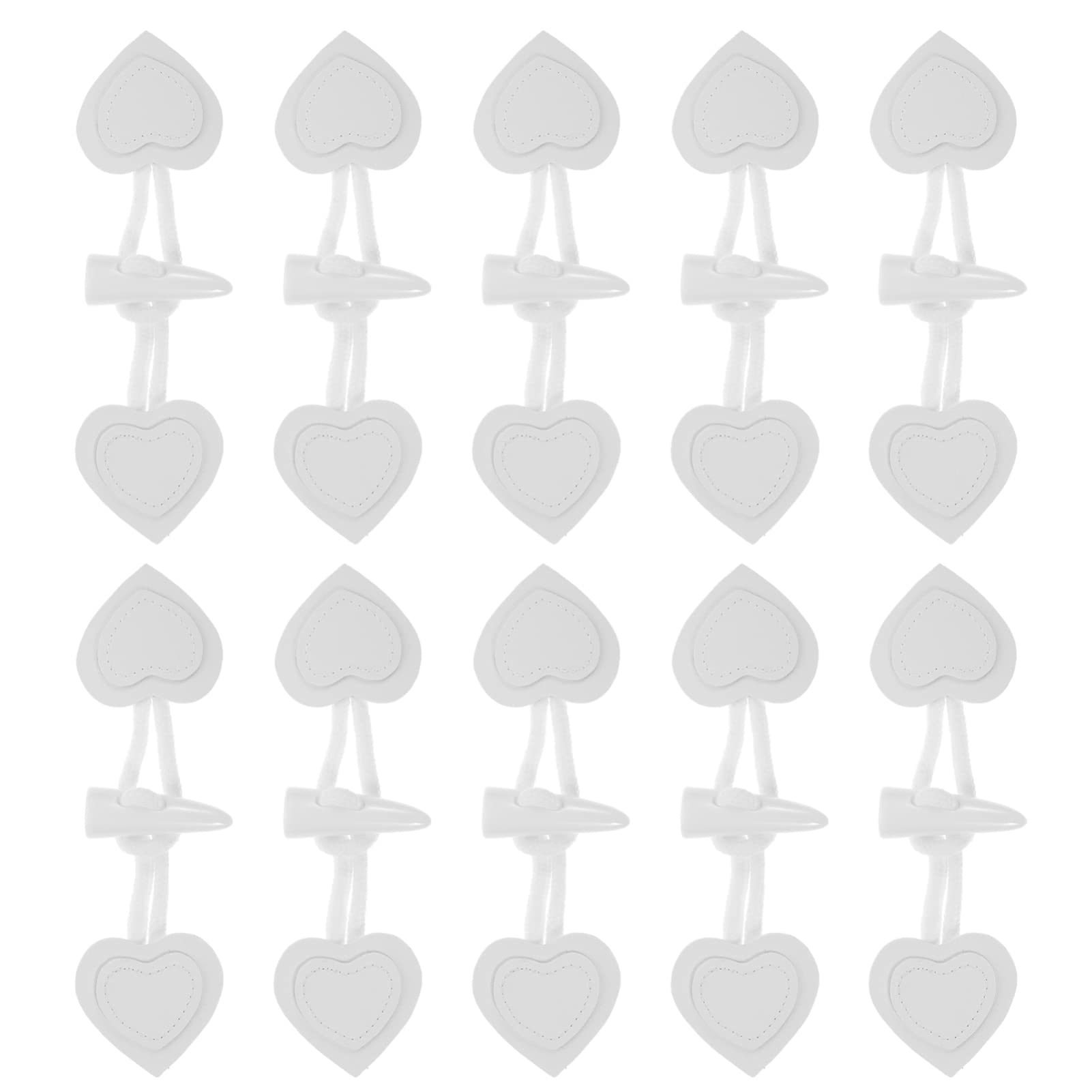 Nolitoy 10 Pairs Pu Leather Sew On Toggles With Resin Desertcart