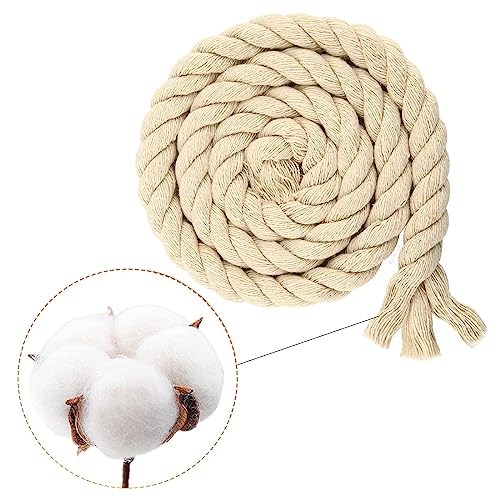 SJBAUTYO Filo in Cotone Beige, Naturale,Corda