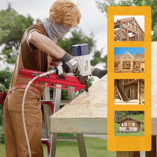 Image of KingOu American Style NR2190 21 Degree Plastic Strip Framing Nailer Gun Aluminum Magazine