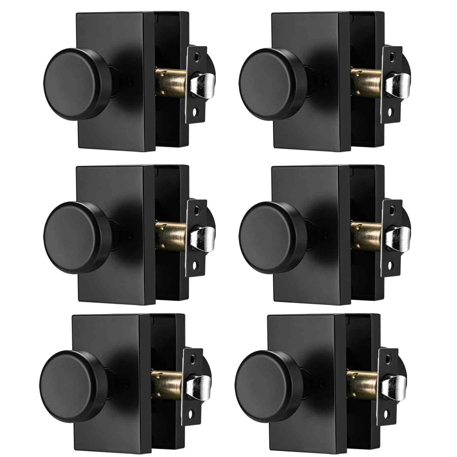 Black Door Knobs - Modern & Vintage Style -8