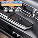 LLKUANG for Toyota Tundra 2014-2021 ABS Plastic Window Switch Button Covers Power Window Switch Button Stickers Car Accessories[Not fit Double Cab Model!](Carbon Fiber Style)
