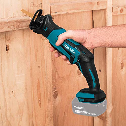 Makita XRJ01Z 18-Volt LXT Lithium-Ion Cordless Compact Reciprocating Saw (Tool Only, No Battery), Bare Tool (Renewed)