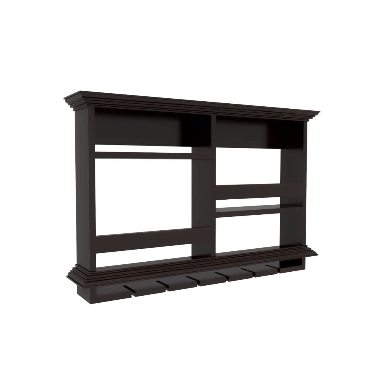 Furnelift Wall Hanging Design Bar Cabinet for Home - Perfect for Wine and Glass Storage 2