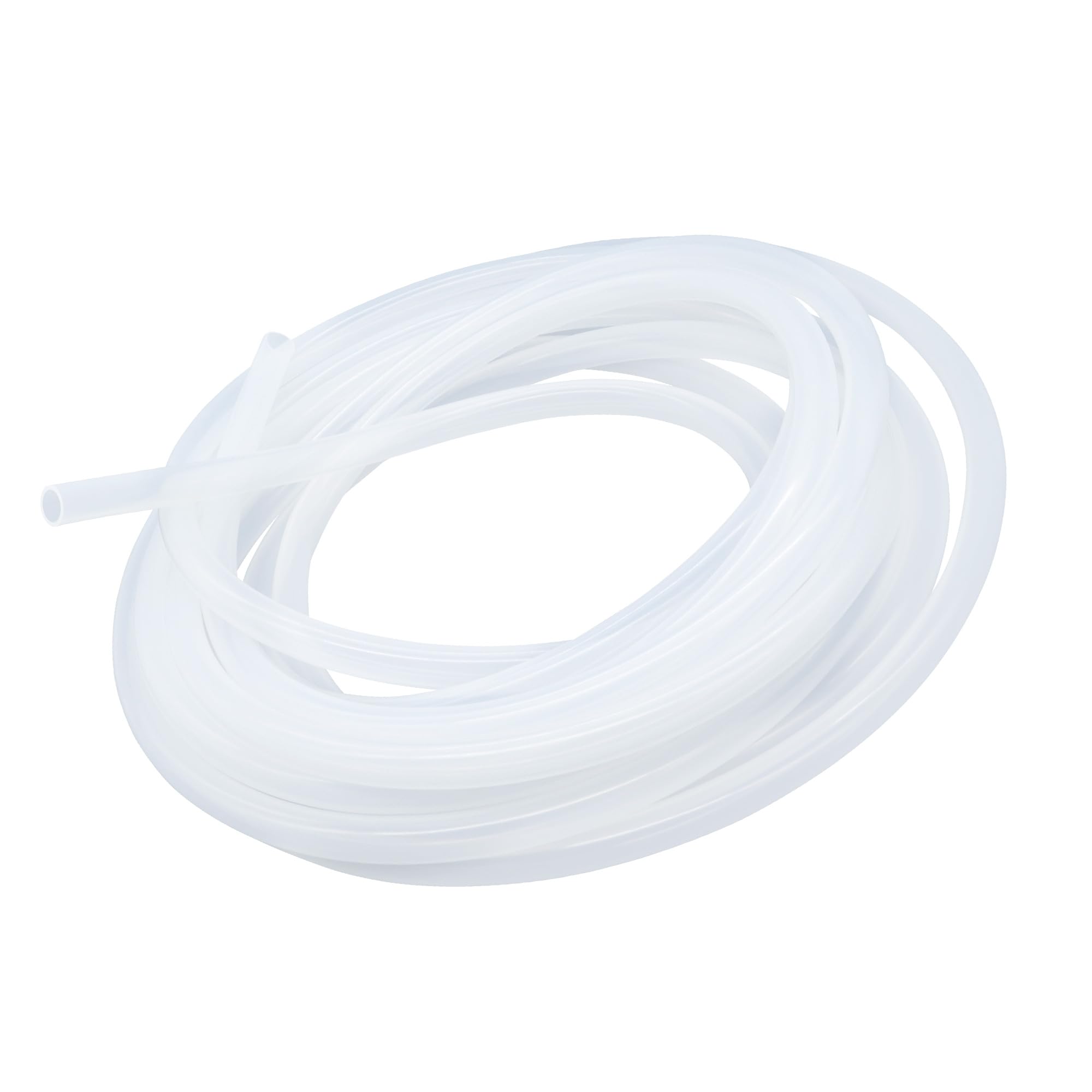 Lavmhab Transparent Silicone Tubing Food Grade Hoses 6Mm X 8Mm, Length 6 Meters (19.6Ft), Flexible Silicone Rubber Tube Air Hose Water Pipes