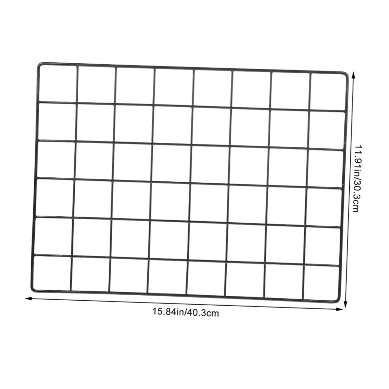 FUNOMOCYA 2pcs Photo Grid Shelf for Wall Iron Photo Holder Wall Hanging Decor Metal Grid