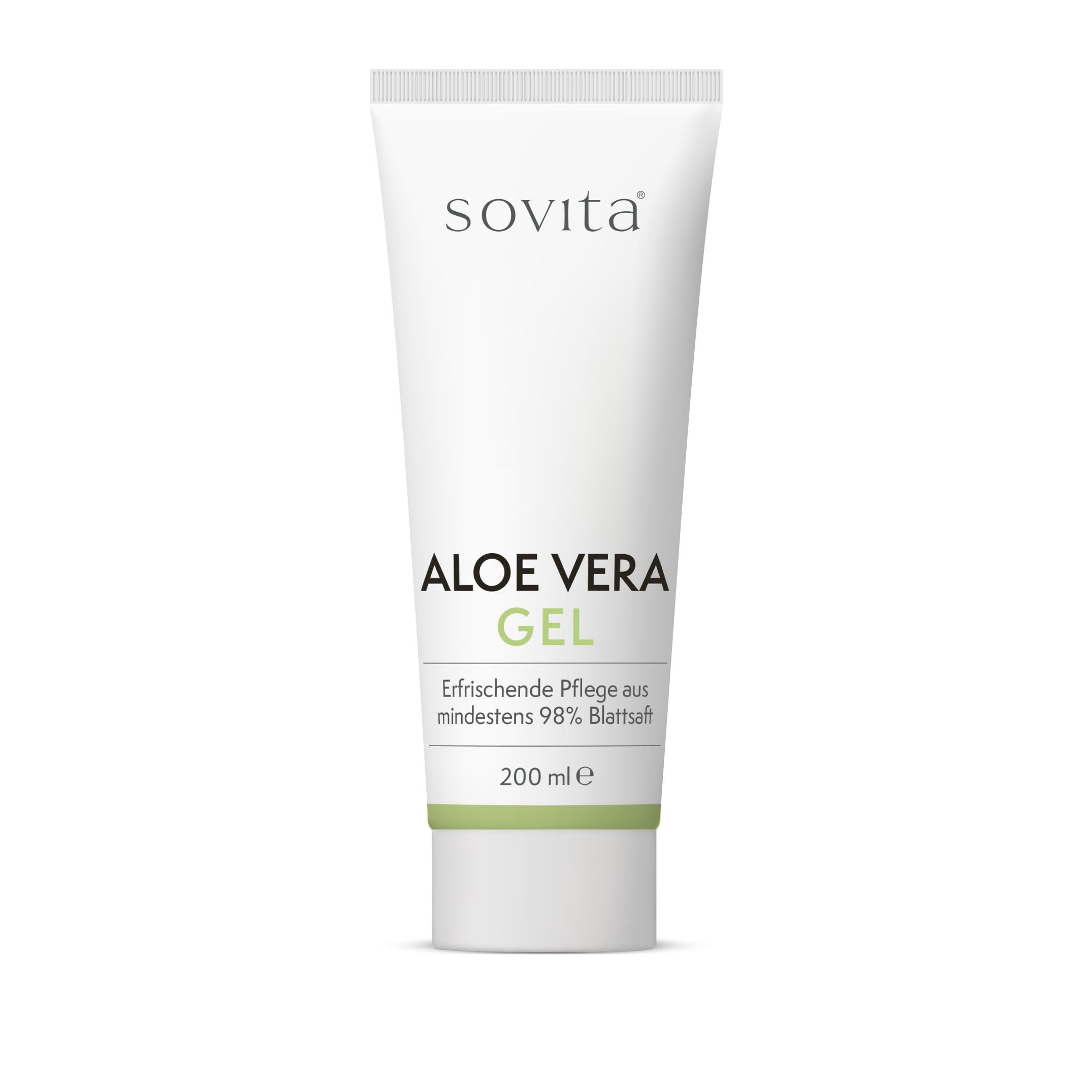 sovita Aloe Vera Gel | 98 % reiner Aloe-Vera-Blattsaft |  Feuchtigkeitspflege fr Gesicht & Krper | Ideal nach Sonne & Rasur | Ohne  Parabene & Silikone | Dermatologisch getestet | 200 ml : Amazon.de: Kosmetik