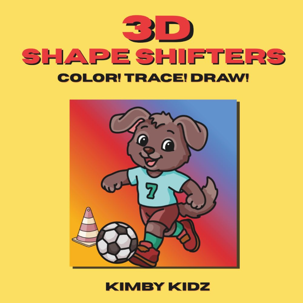 3D Shape Shifters: Color! Draw! Trace!
