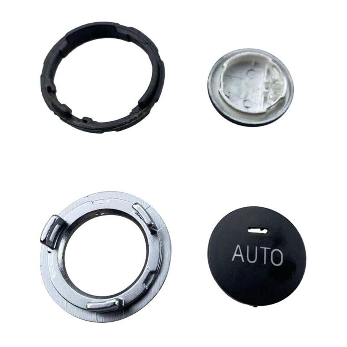 1 Set 4 Pezzi Kit di Riparazione Pulsante Aria Condizionata - Adatto a 5 F10 F11 / 6 Serie F12 F13 / 7 Serie F01 F02 / X5 F15 / X6 F16