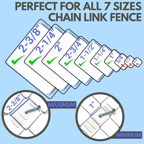 Clôture à maillons et support de panneau ProLink kit fixation acier galvanisé - 5