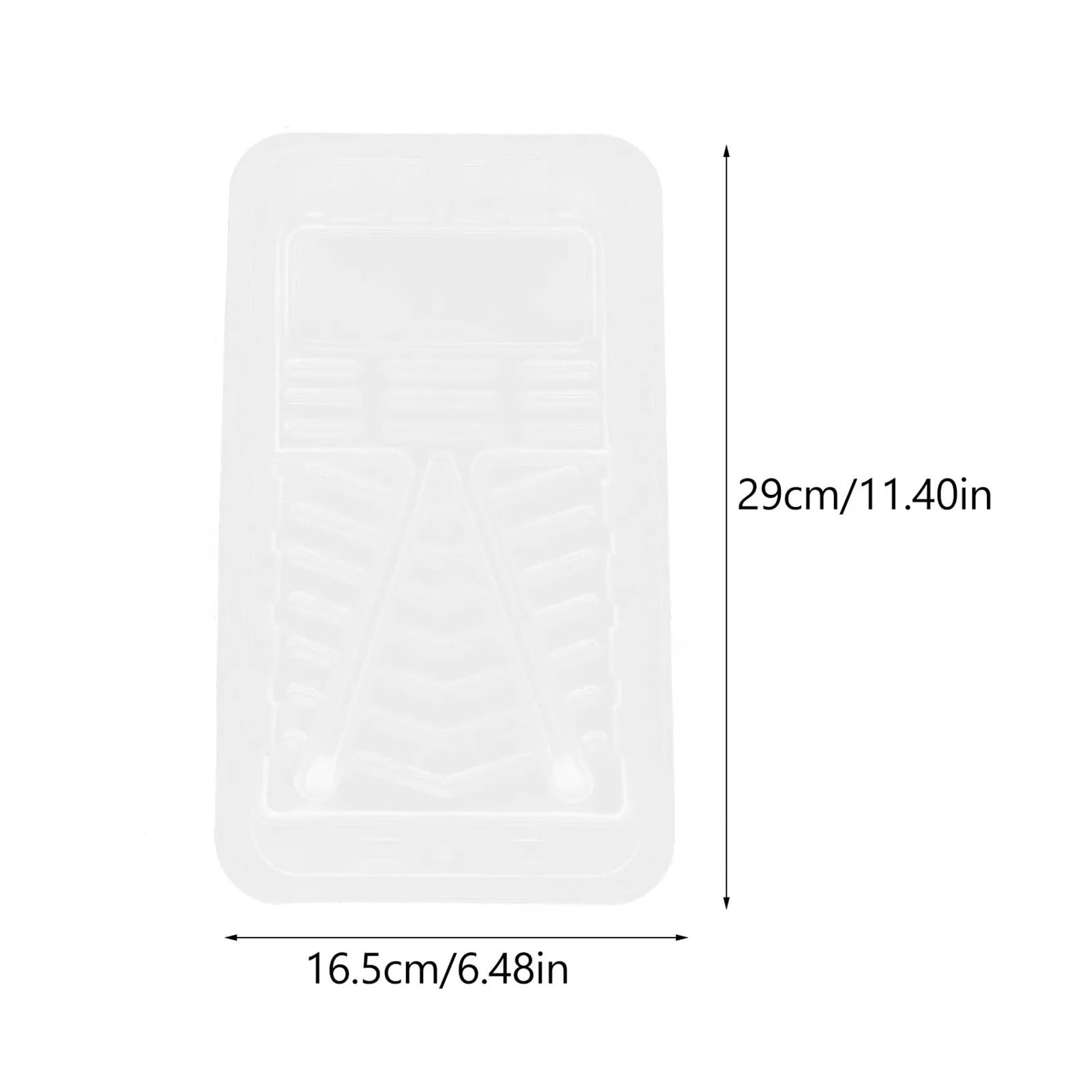 Bandeja de Pintura Repuesto, Bandeja Rodillos for plástico Semitransparente, Revestimiento sartén, Suministros, Uso doméstico, 4 Uds para Pintura