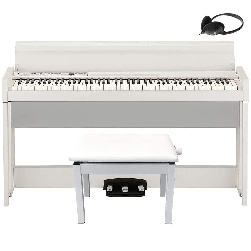 Amazon | KORG電子ピアノ C1 Air ホワイト 椅子セット ヘッドホン付属