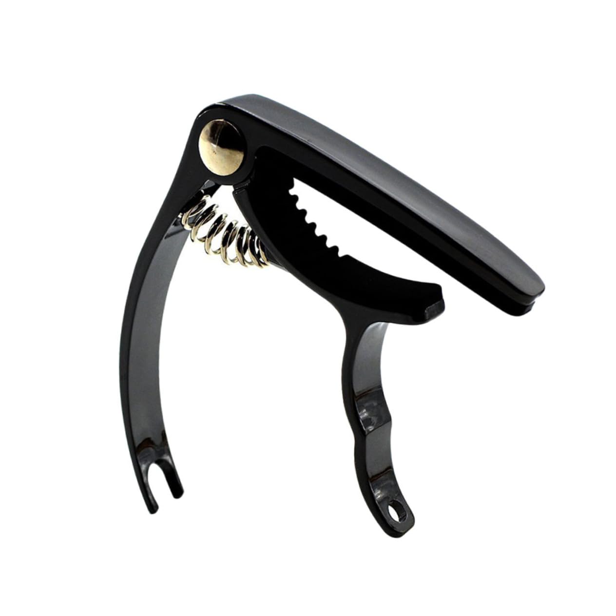 VANZACK Lightweight Classical Guitar Capo Black Sound Tuning Tool for Acoustic Electric Guitars and Ukuleles Easy One Handed Fret Changes Durable Spring Design
