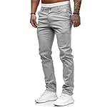 HUNGSON Men Skinny Slim Fit Casual Jeans Dyeing Stretch Straight Fashion Denim Pants - Image 3