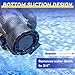 Acquaer Automatic Sump Pump, Submersible Water Pump with 3/4”Garden Hose Check Valve Adapter, Thermoplastic Utility Transfer Pump for Flooded Basement Pools Tub Draining, 1/2 HP 2450GPH 19ft Cord