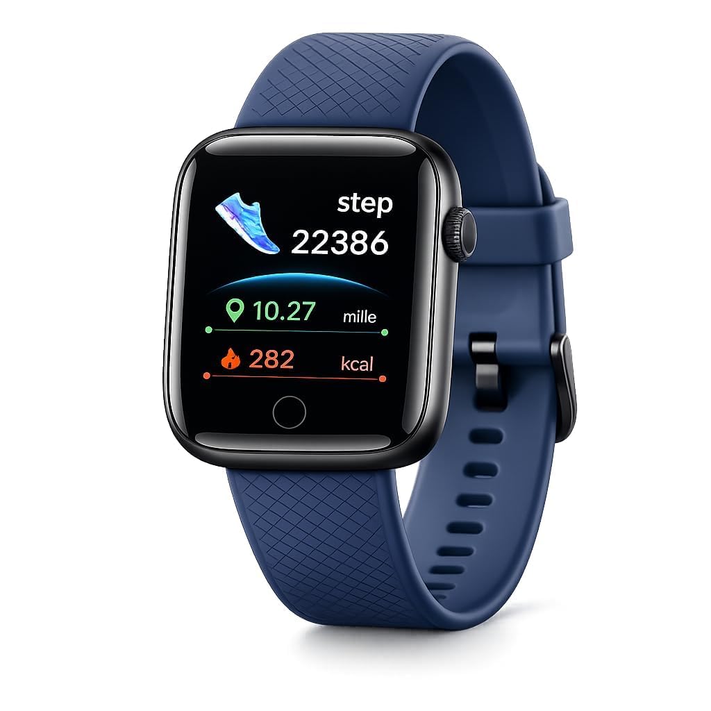 Drumstone (3 Years Warranty Smart Watch with HD Touch Display Fitness Tracker Heart Rate Monitor Sleep Tracking Step Counter Sports Modes Call & Message Notifications IP67 Waterproof for Android iOS-image-16