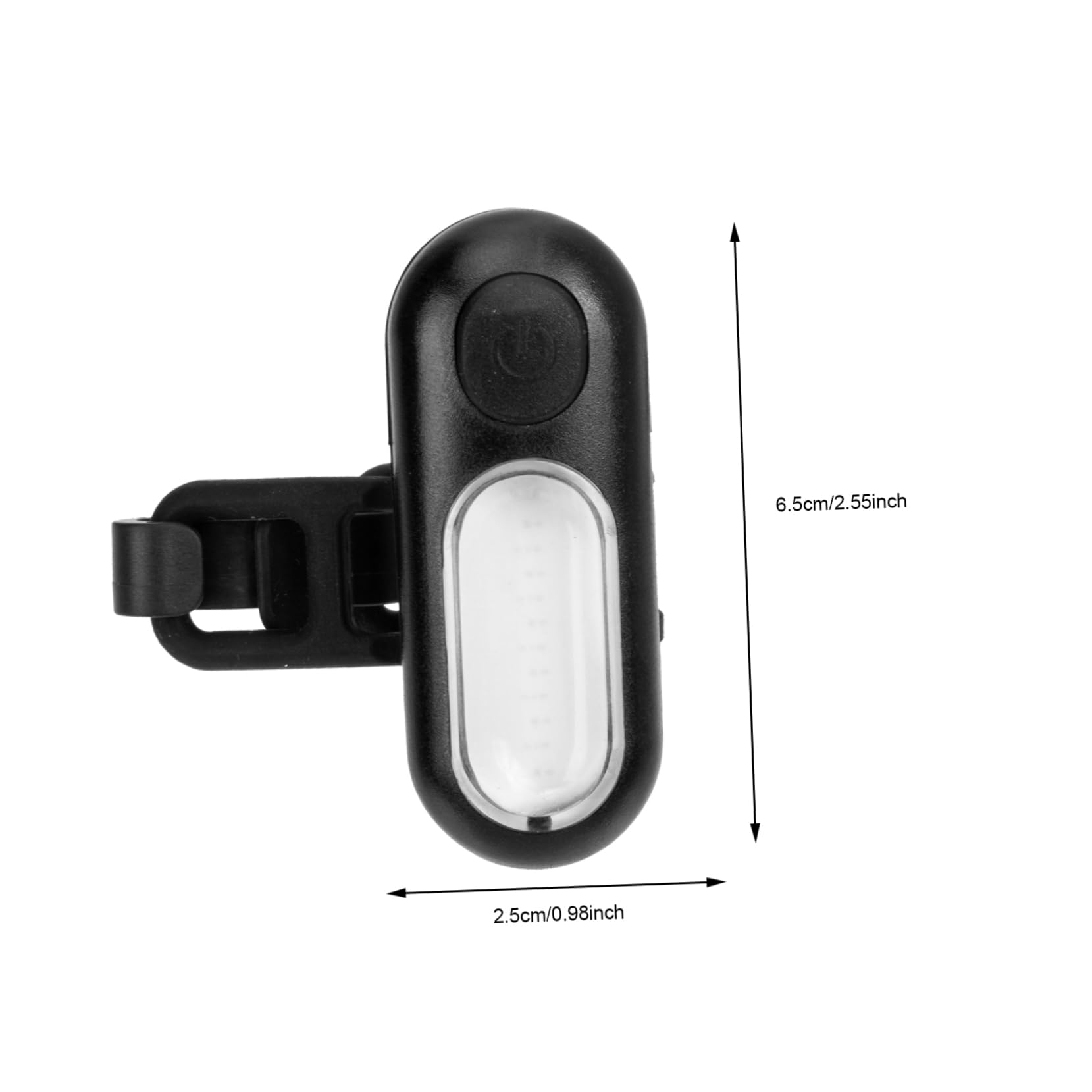 Mikikit Rechargeable Bike Tail Lamp Led Running Light 5 Bright Modes Rear Bike Light Night Cycling Safety