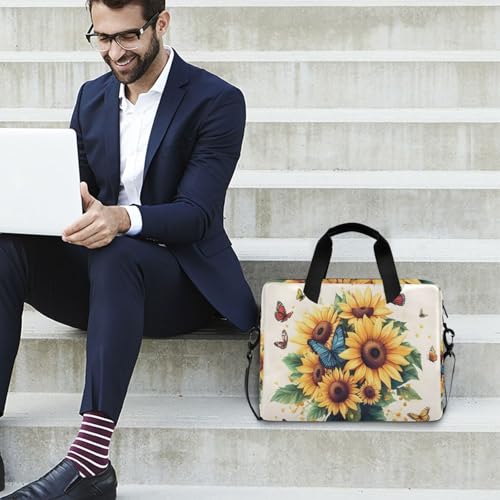 Bolso maletín para laptop ALAZA con correa y acolchado miniatura 3