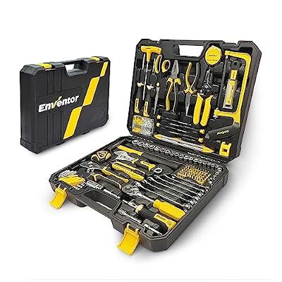 Enventor Caja Herramientas Completa 280 Piezas, Amarillo