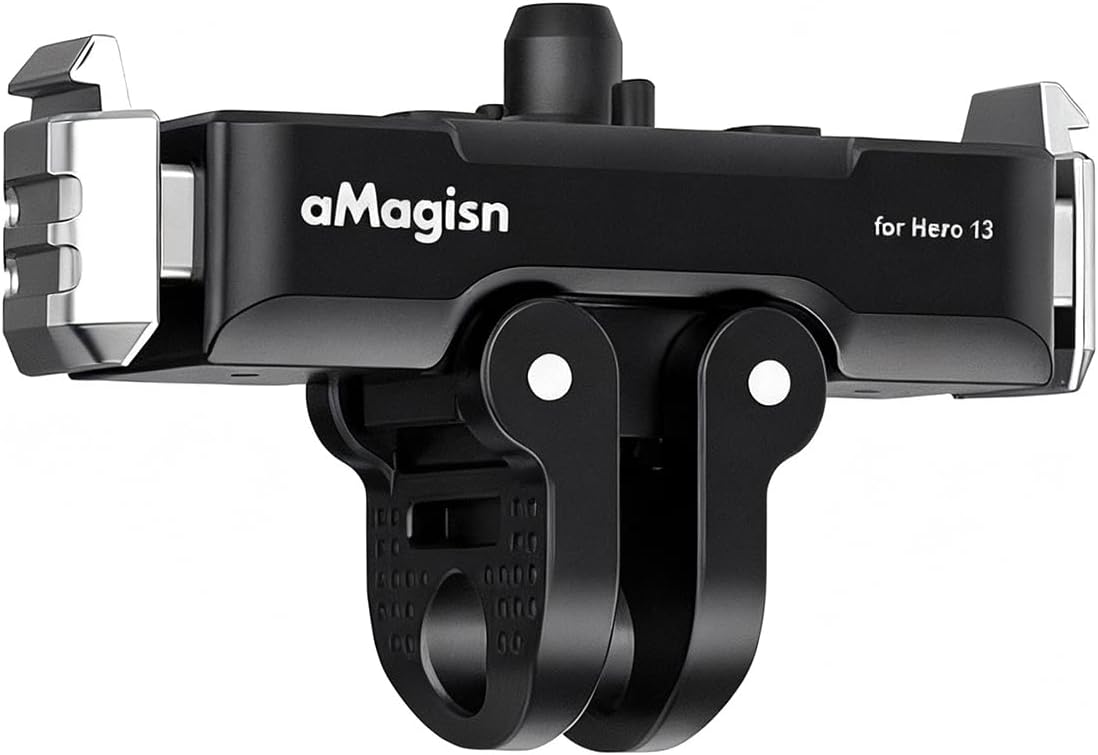 aMagisn Metal Magnetic Quick Release Mount for Insta360 Ace Pro 2 – Fast & Secure Mounting Solution, Compatible with Xplorer Kit Handle