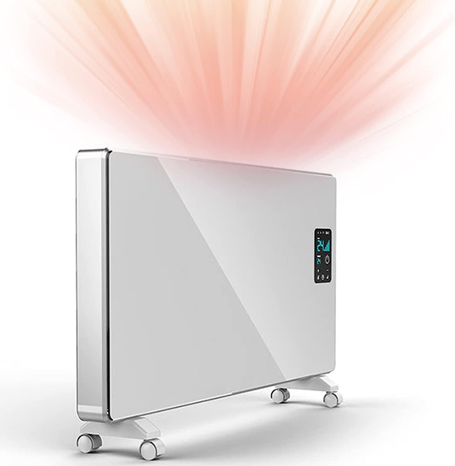 2000w Glass Panel Convection Heater Freestanding Heater