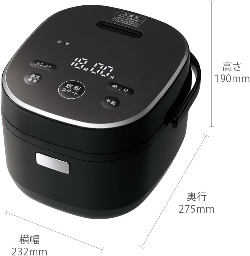 Amazon | マイコン炊飯器, 3合炊き, パン調理機能付き, CF05B-B