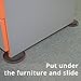 Furniture Sliders for Carpet X-PROTECTOR –Best 8-Pack 3 1/2 inch Furniture Moving Pads - Sliders for Furniture. Move Your Furniture Easy with Reusable Furniture Movers Sliders for Carpets!