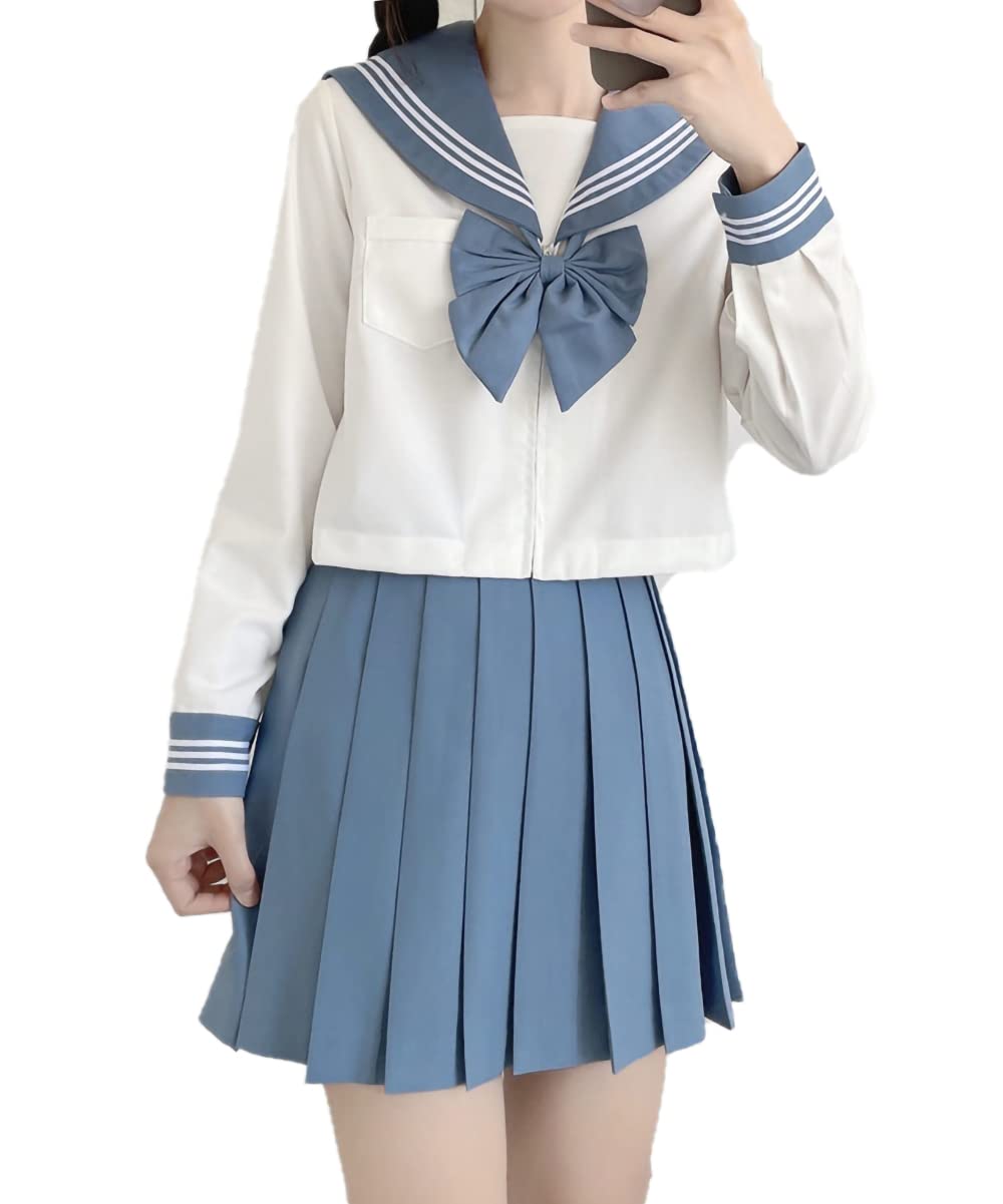 Amazon.co.jp: [CAWILXHA] 【まるこの猫柳】セーラー服 長袖