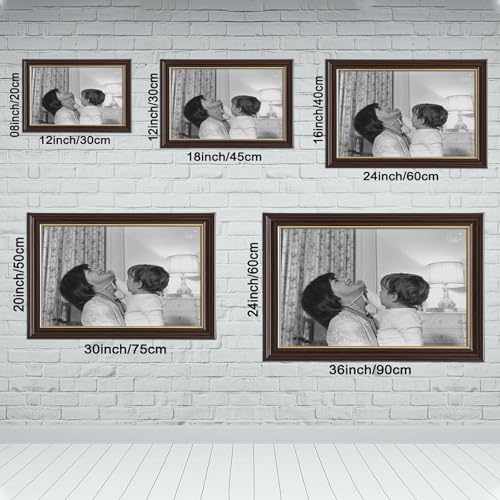 Toile decorative Jacqueline Kennedy et son fils art mural nostalgie - 2