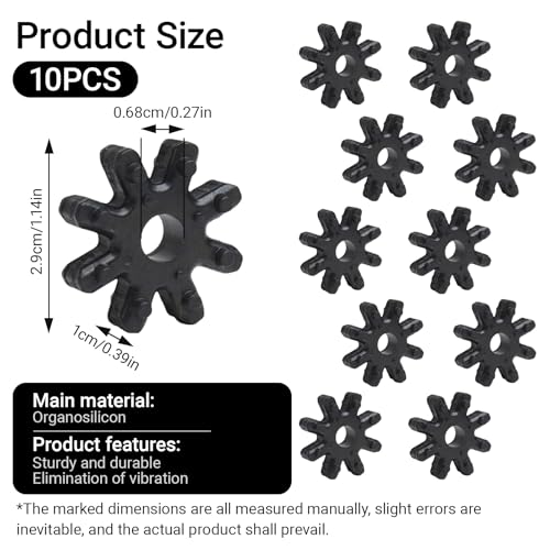 10 Stück Auto Lenksäulenkupplung, 563152K000FFF Flexible Kupplung Lenksäule mit Elantra (2007-2014) Veloster (2012-2014) Forte Sedan/Koup(2012-2014) Forte5(2012-2013) etc