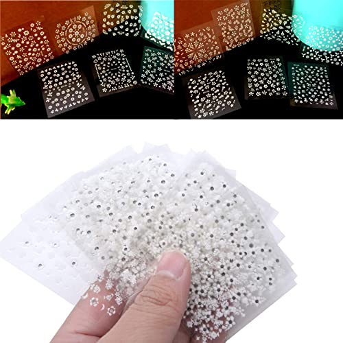 Olakin 50 Sheets Nail Art Stickers, 3D Self-Adhesive, Ultralight Water-Proof, DIY & Nail Salon - Image 4