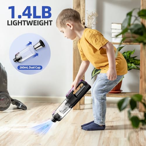 MONOZEL Cordless Handheld Vacuum Cleaner, 18000Pa 2 in 1 Car Vacuum CleanerandAir Duster, - image 7
