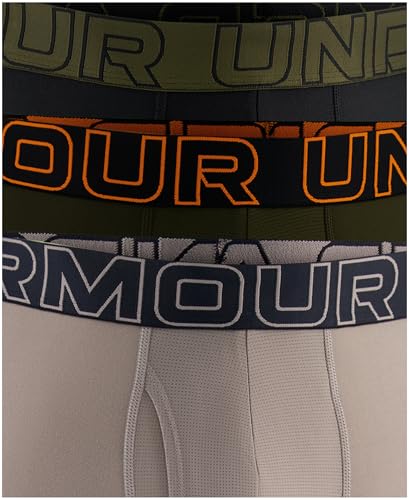 Image of Under Armour mens Multi-pack Performance Tech Boxerjock Brief, 6 inch Inseam, All-day Comfort & Soft