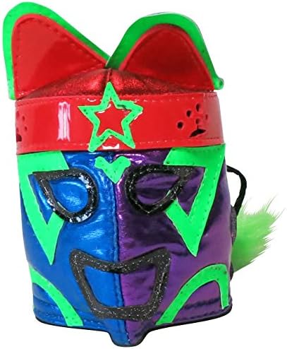 Amazon プロレスマスク コインケース プロレスリング紫焔 公式グッズ ビオルネン げんこつマスク キーホルダー コインケース ルチャリブレ プロレス アニメ 萌えグッズ 通販