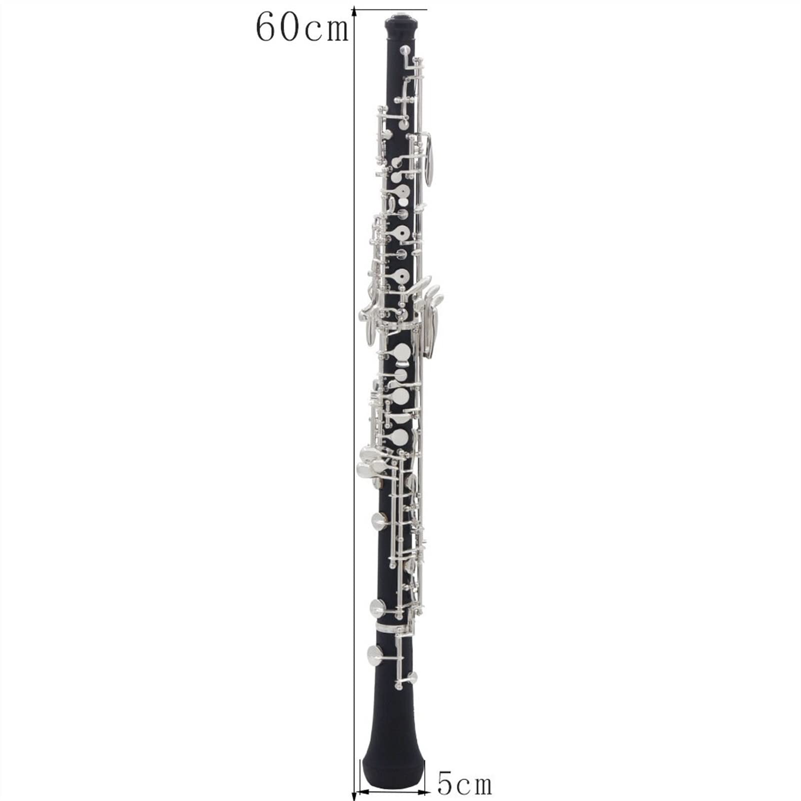 Strumento Oboe Chiave C Oboe Semiautomatico, Bachelite Corpo di Tubo, Strumento di Test Prestazioni Professionali Principiante di Oboe