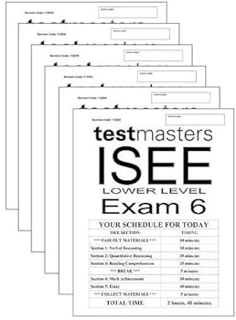 Paperback Test Masters - ISEE Lower Level Exam Pack Book