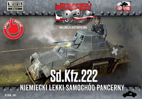FTF 1/72 ドイツ Sd.Kfz.222 軽偵察装甲車 プラモデル PF72047 (軍用車両)のサムネイル