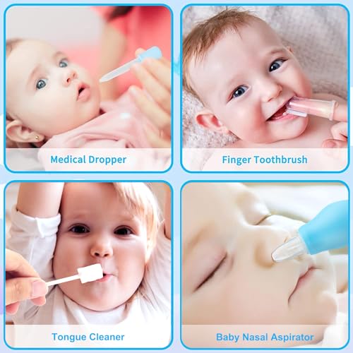 POPYJAN-Baby-Healthcare-and-Grooming-Kit-for-Newborn-Kids-36PCS-Upgraded-Safety-Care-Kit-Nursery-Health-Set-Products-Blue-18pcs