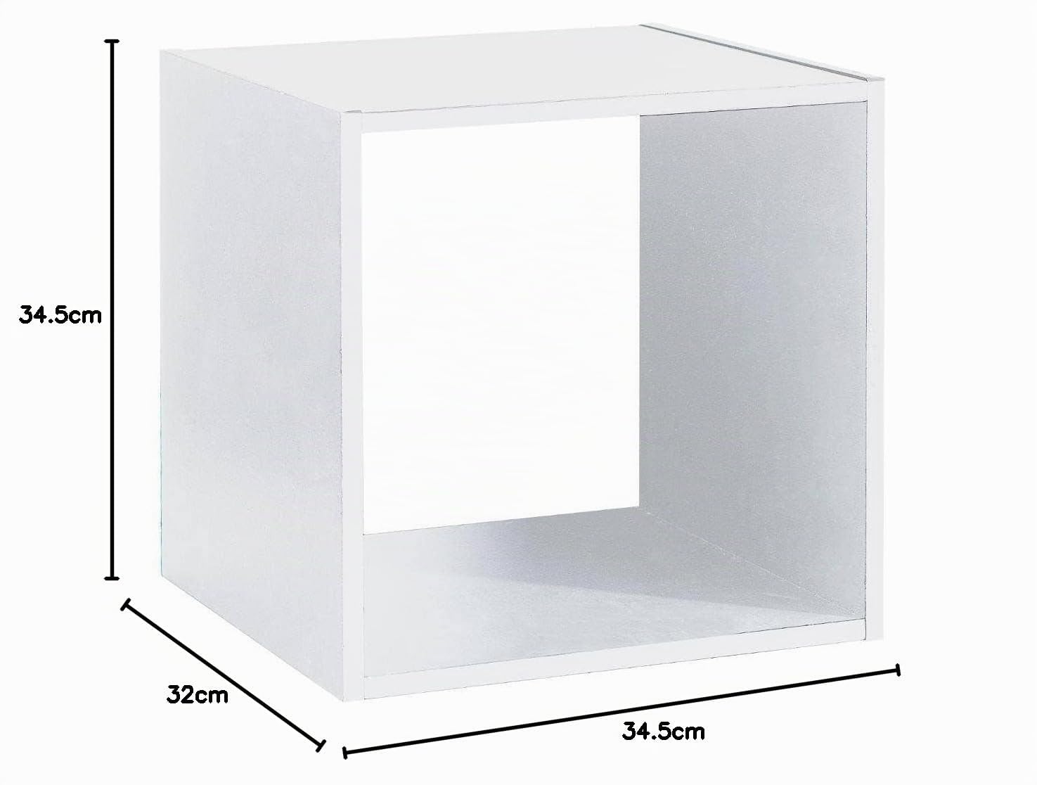 5five - scaffale a 1 scomparto mix n modul bianco