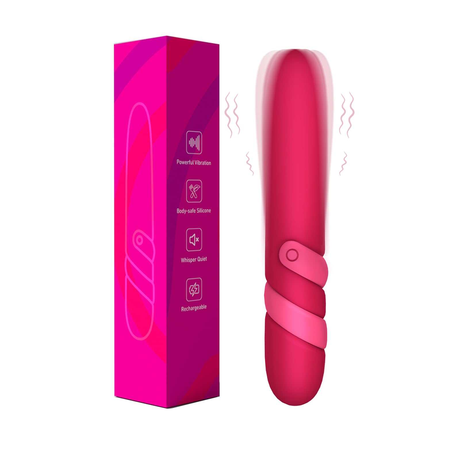 G Spot Vibrator Sex Toys for Women Powerful Clitoral Vibrator with 10 Vibrating Modes Full Silicone Waterproof Rechargeable