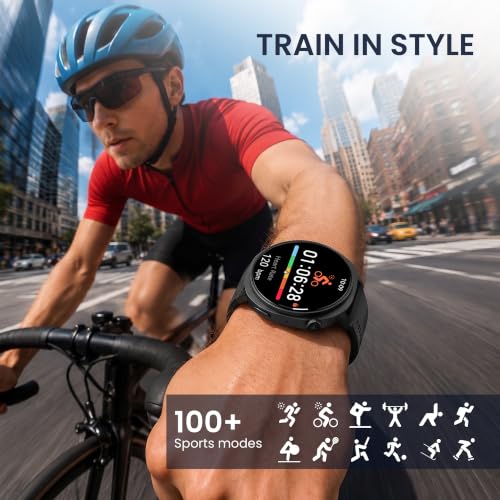 Image of Fastrack Revoltt FR3 Pro Smartwatch with 1.43 inch AMOLED Display,Dynamic 60Hz Refresh,Nitrofast Charging, HRM, SpO2, Sleep,Multiple Menu Style,Functional Crown,IP68, BT Calling,24 /7 Health Suite - Black
