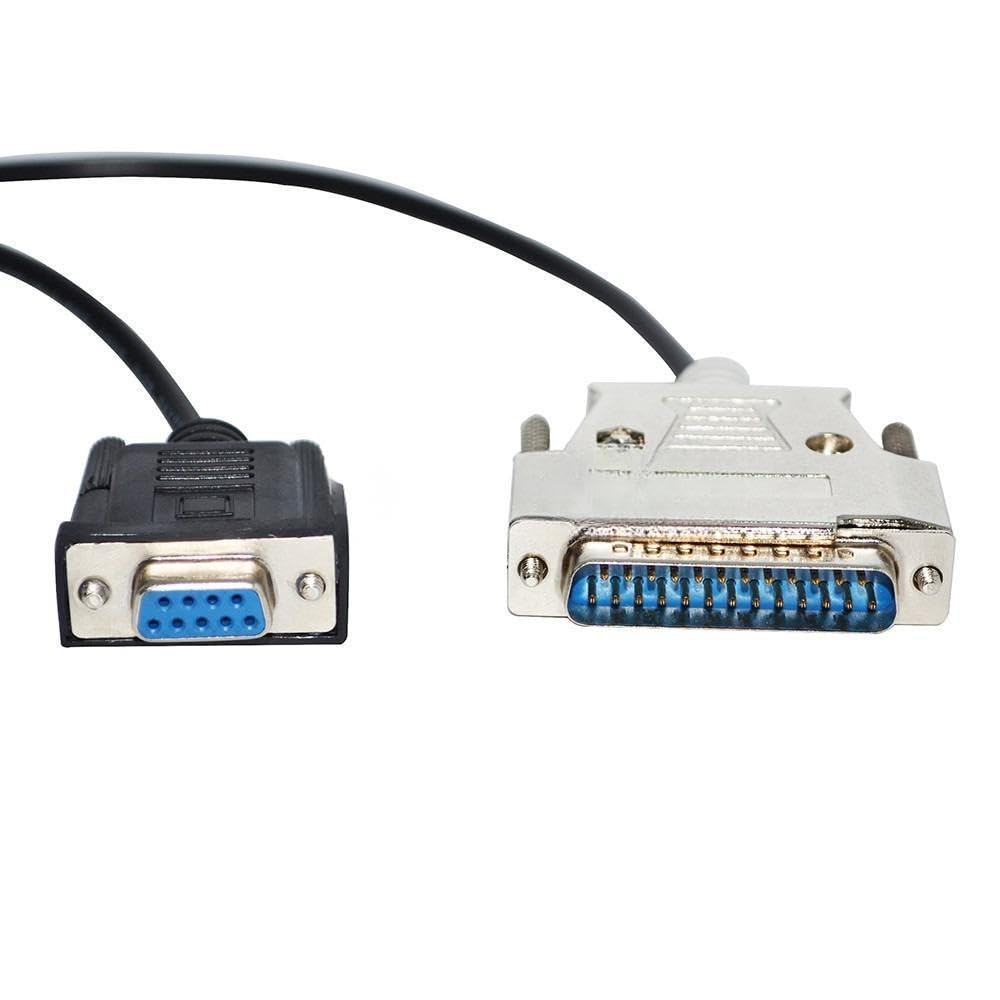RIKYJIC DB9 Female to DB25 Male Adapter Cable for Mettler Toledo Scale Display PC Connectivity(1.8 Meters)