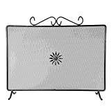  Parascintille \'Fisso\' In Ferro Battuto, Tipo Retto.