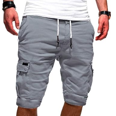 Hybreace Men Half Pants Multi-Pockets 